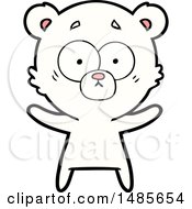 Clipart Of A Polar Bear Royalty Free Vector Illustration