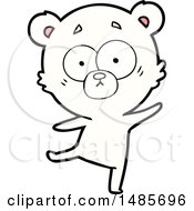 Clipart Of A Polar Bear Royalty Free Vector Illustration