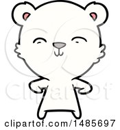 Clipart Of A Polar Bear Royalty Free Vector Illustration