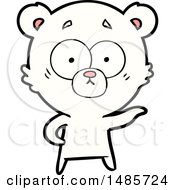 Clipart Of A Polar Bear Royalty Free Vector Illustration