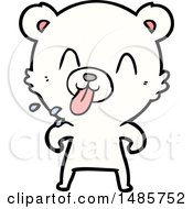 Clipart Of A Polar Bear Royalty Free Vector Illustration