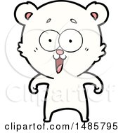 Clipart Of A Polar Bear Royalty Free Vector Illustration