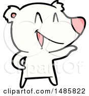 Clipart Of A Polar Bear Royalty Free Vector Illustration