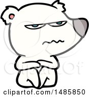 Clipart Of A Polar Bear Royalty Free Vector Illustration