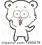 Clipart Of A Polar Bear Royalty Free Vector Illustration