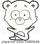 Clipart Of A Polar Bear Royalty Free Vector Illustration