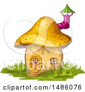 Poster, Art Print Of Mushroom House
