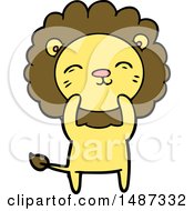 Poster, Art Print Of Cartoon Lion