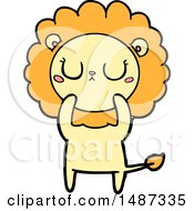 Poster, Art Print Of Cartoon Lion