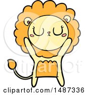 Poster, Art Print Of Cartoon Lion