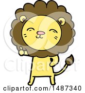 Poster, Art Print Of Cartoon Lion