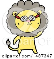 Poster, Art Print Of Cartoon Lion