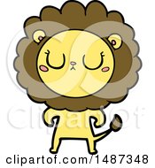 Poster, Art Print Of Cartoon Lion