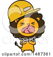 Poster, Art Print Of Cartoon Lion