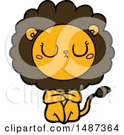 Poster, Art Print Of Cartoon Lion