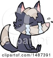 Cartoon Crying Wolf