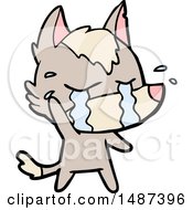 Cartoon Crying Wolf