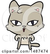 Poster, Art Print Of Cartoon Cat