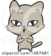 Poster, Art Print Of Cartoon Cat