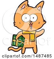 Poster, Art Print Of Funny Cartoon Cat