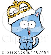 Poster, Art Print Of Funny Cartoon Cat