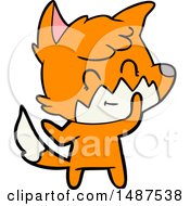 Cartoon Friendly Fox