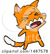 Poster, Art Print Of Angry Cartoon Fox