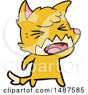 Poster, Art Print Of Angry Cartoon Fox