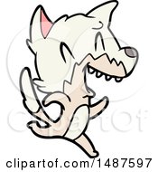 Poster, Art Print Of Laughing Fox Running Away