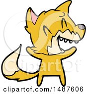 Laughing Fox Cartoon