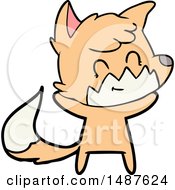 Cartoon Happy Fox