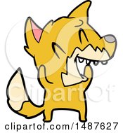 Laughing Fox Cartoon