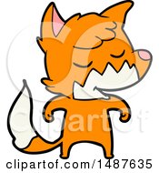 Poster, Art Print Of Friendly Cartoon Fox