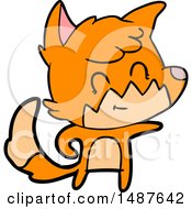 Cartoon Friendly Fox