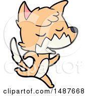 Friendly Cartoon Fox