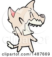 Laughing Fox Cartoon