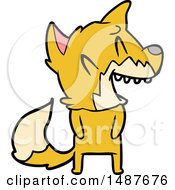 Laughing Fox Cartoon