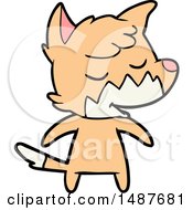 Friendly Cartoon Fox