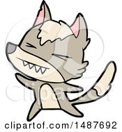 Angry Wolf Cartoon