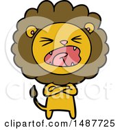 Poster, Art Print Of Cartoon Lion