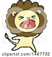 Poster, Art Print Of Cartoon Lion