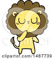 Poster, Art Print Of Cartoon Lion