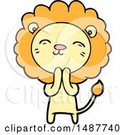 Poster, Art Print Of Cartoon Lion