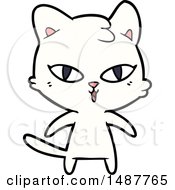 Poster, Art Print Of Cartoon Cat