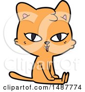 Poster, Art Print Of Cartoon Cat
