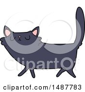 Poster, Art Print Of Cartoon Black Cat