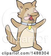 Cartoon Happy Dog