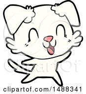 Poster, Art Print Of Laughing Cartoon Dog
