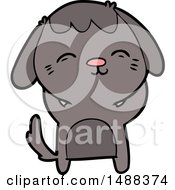 Poster, Art Print Of Happy Cartoon Dog