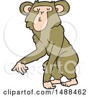 Cartoon Chimpanzee